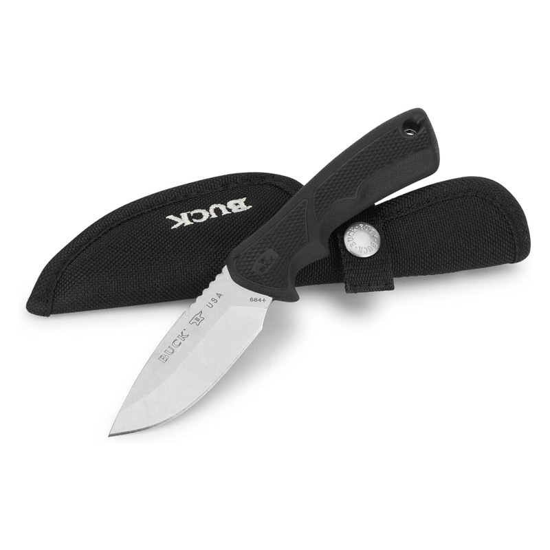 Buy Buck Knives Bucklite Max Ii Small Fixed Blade Knife + Sheath Black ...