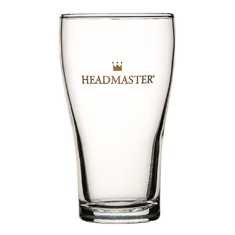 Buy Crown Nucleated Headmaster Beer Conical Glasses 425ml Set of 12