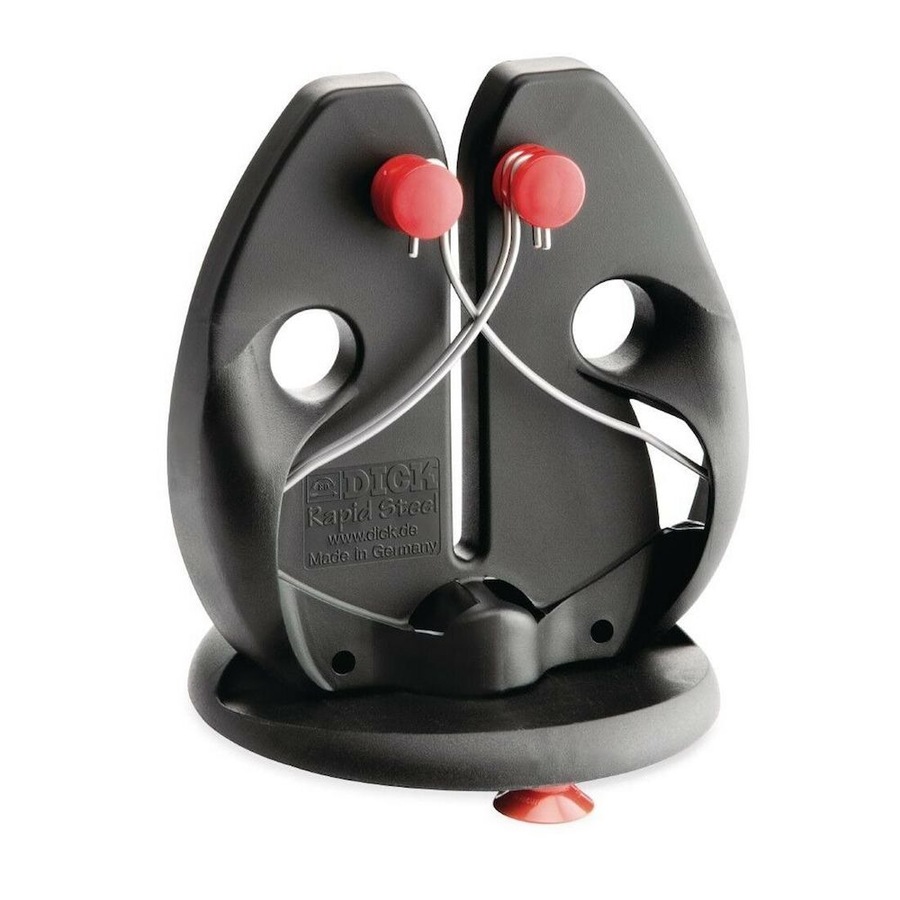 F Dick Rapid Action Steel With Stand Professional Knife Sharpener