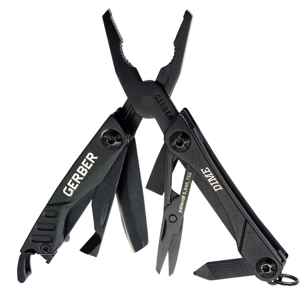Gerber Dime Multi Tool Plier Scissors Knife - Black