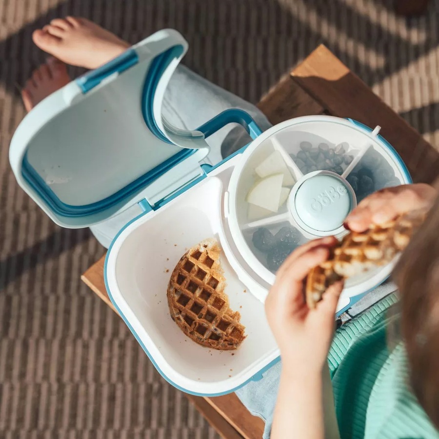 GoBe 2-in-1 Lunchbox With Original Snack Spinner - Blue