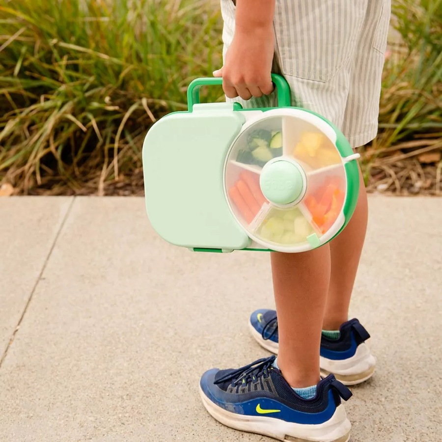 GoBe 2-in-1 Lunchbox With Original Snack Spinner - Green