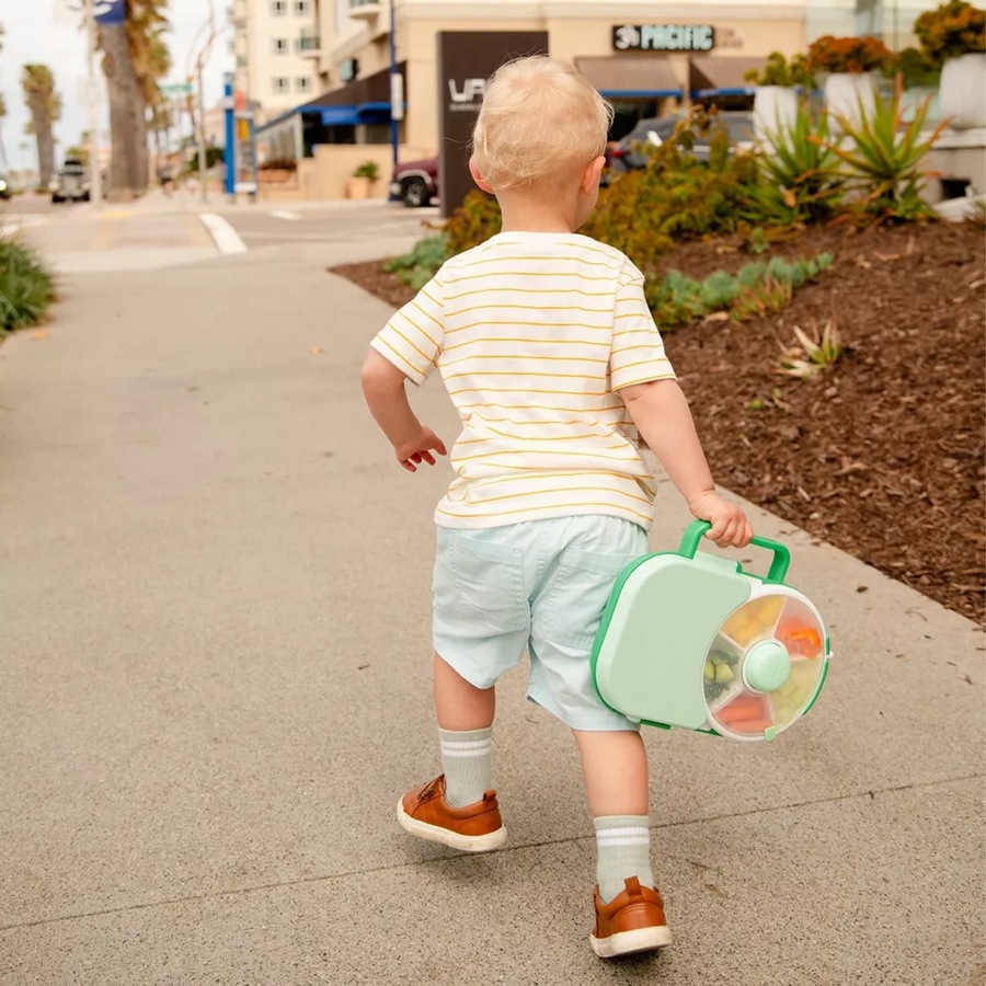 GoBe 2-in-1 Lunchbox With Original Snack Spinner - Green
