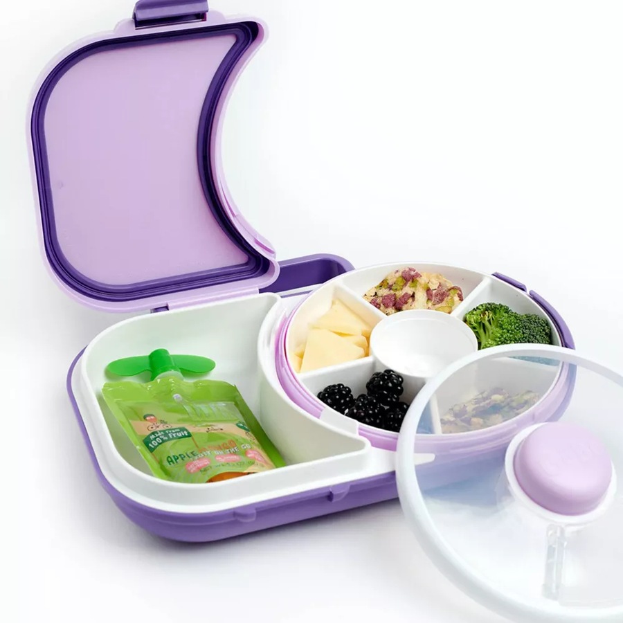 GoBe 2-in-1 Lunchbox With Original Snack Spinner