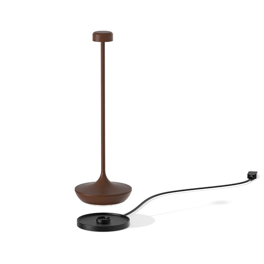 Lampa Deca Micro LED Dimmable Cordless Table Lamp Corten