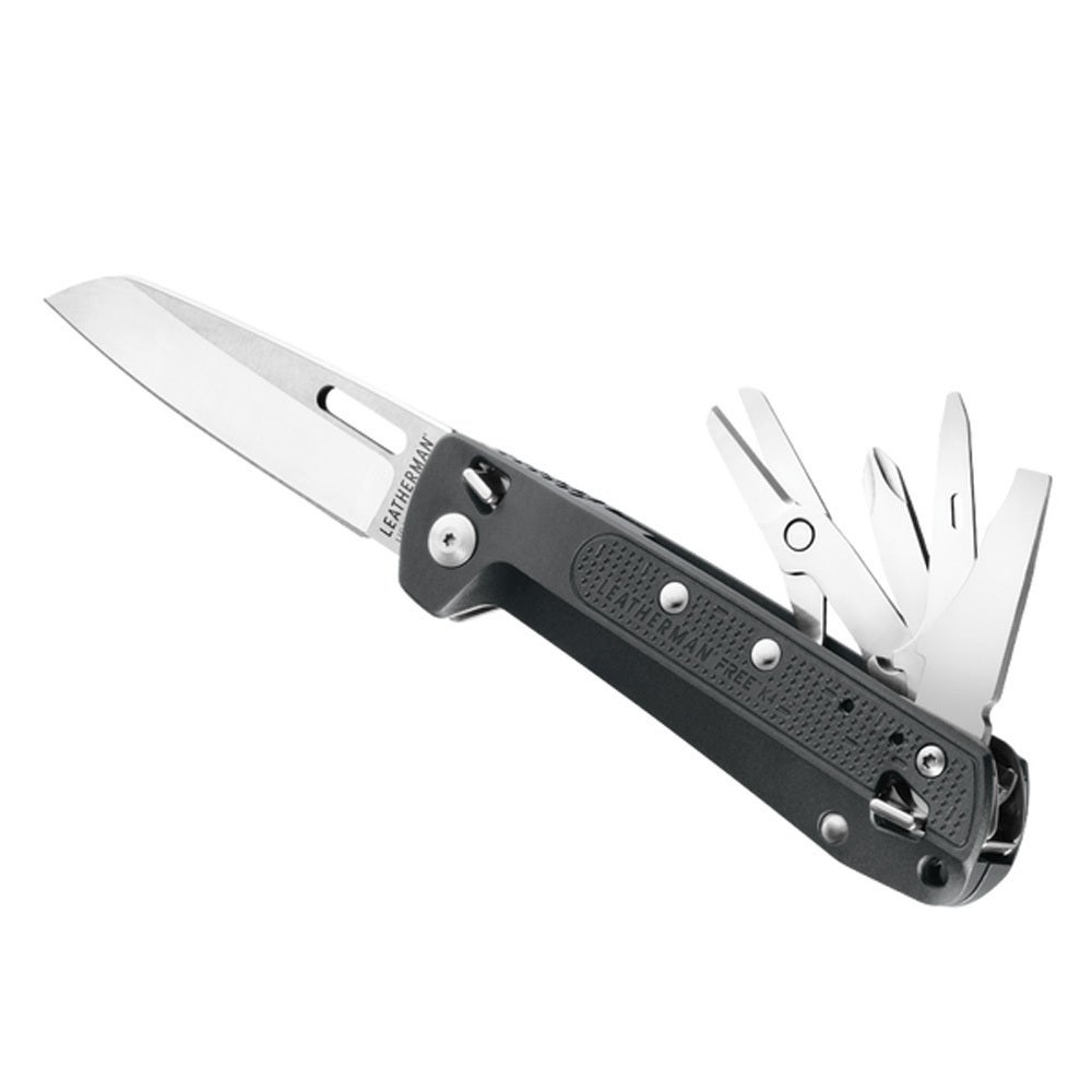 Leatherman Free K4 Multi-Tool & Pocket Knife - 9 Tools Grey