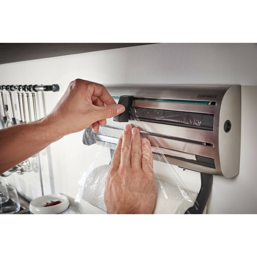 Leifheit Parat Royal Wall Mounted Kitchen Roll Holder - Stainless Steel L25660