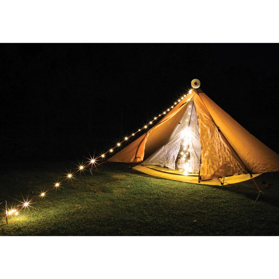 Maverick Retractable LED String Lights 10m USB-C Rechargeable - Set of 2