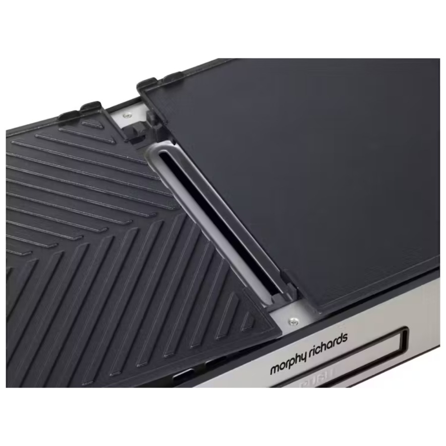 Morphy Richards Benchtop Electric BBQ Grill - Stainless Steel