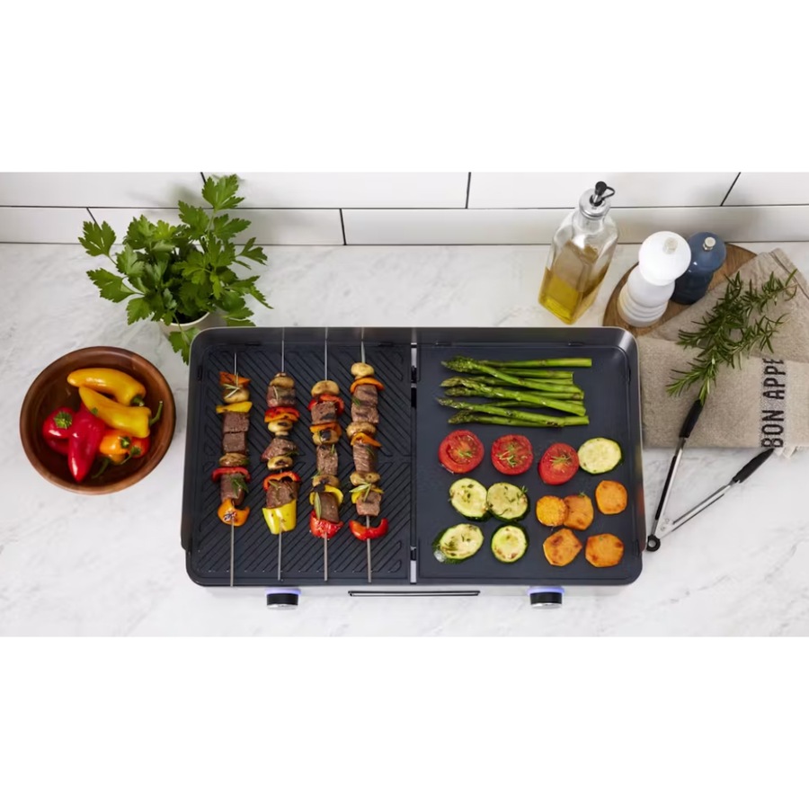 Morphy Richards Benchtop Electric BBQ Grill - Stainless Steel