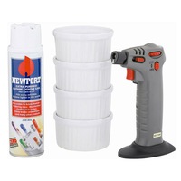 Avanti Creme Brulee Set - Chef Torch , Butane Gas + 4 Ramekins