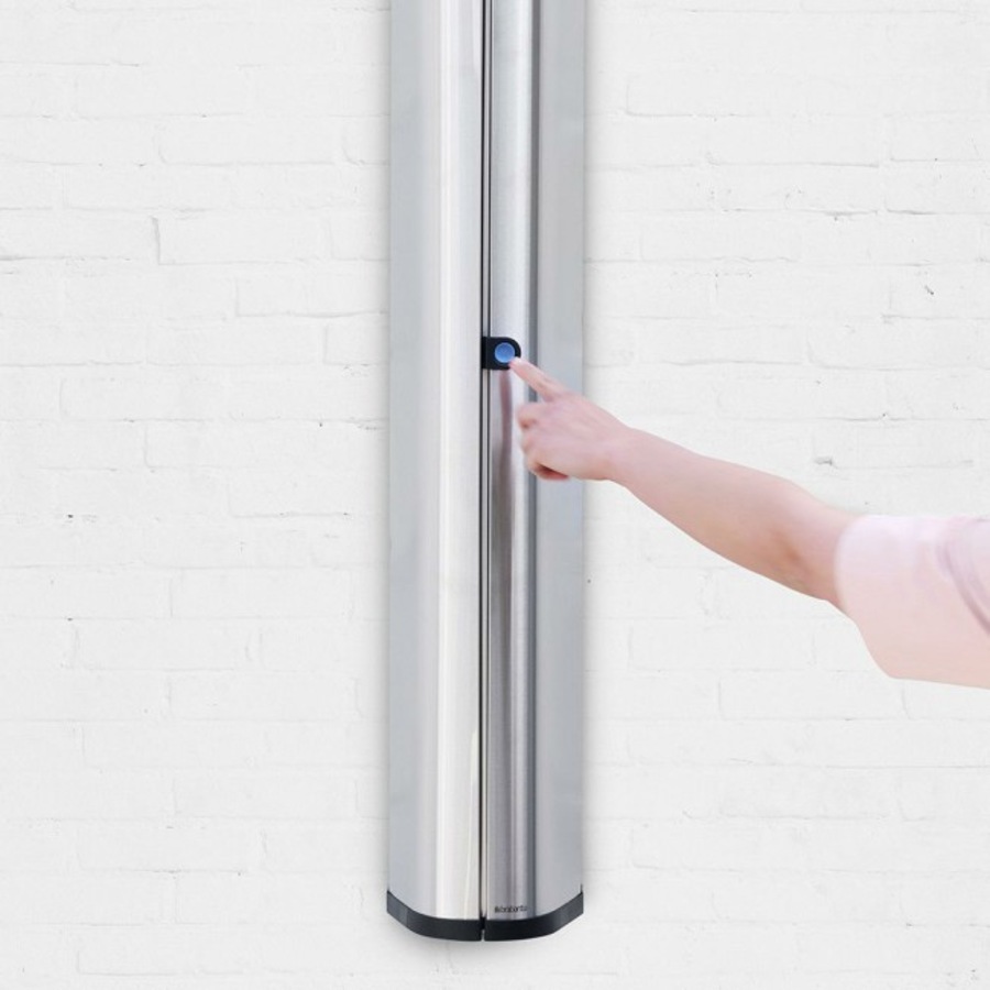 Brabantia Wall Fix Fold Away Clothes Line W/ Storage Box 24m