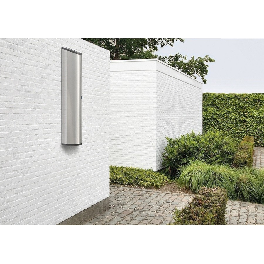 Brabantia Wall Fix Fold Away Clothes Line W/ Storage Box 24m