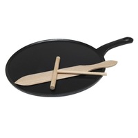 Chasseur Crepe Pan Cast 30cm Iron - Black Onyx