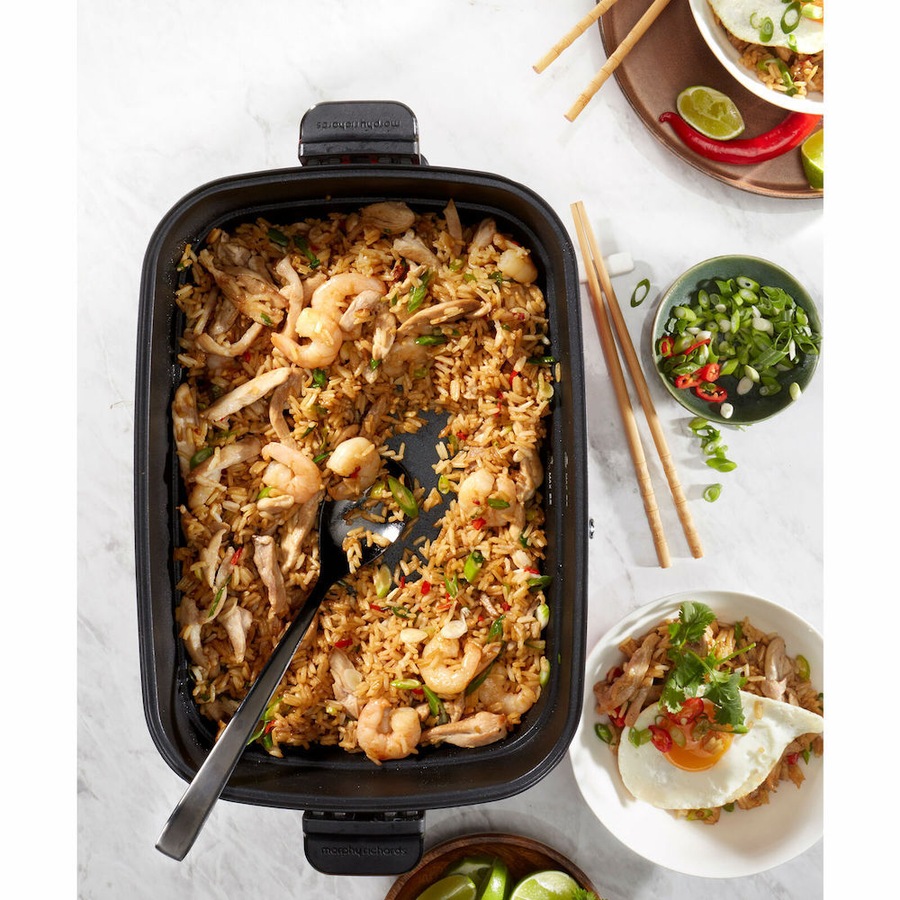 Morphy Richards 2.5L Multi Function Cooking Pot - Red