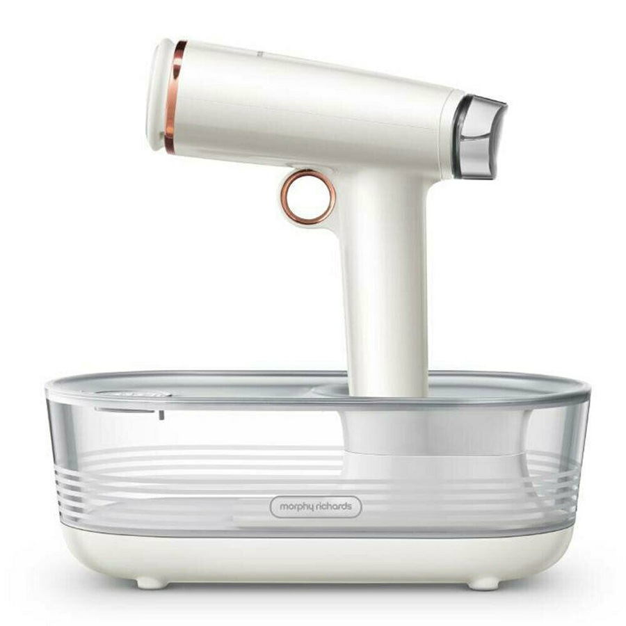 NEW MORPHY RICHARDS HANDHELD GARMENT STEAMER - STEAM IRON - WHITE
