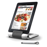 Prepara iPrep Tablet Stand and Stylus Cookbook Stand / Holder - White / Charcoal