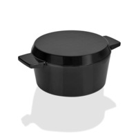 Stanley Rogers Cast Iron 28cm / 6.5L French Oven Grill Duo - Onyx