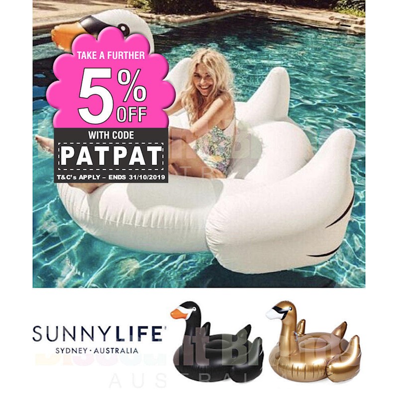 GIANT LUXE SWAN POOL INFLATABLE 
