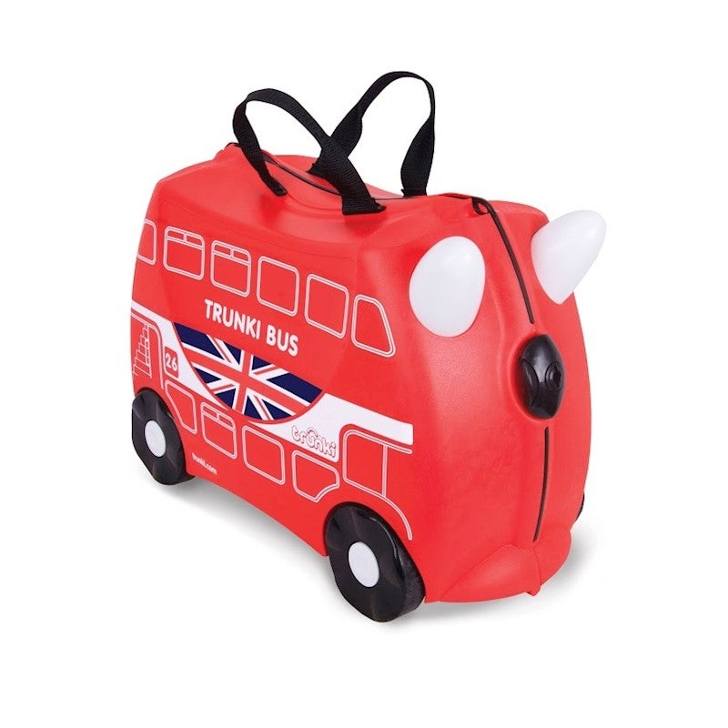 red bus toy box