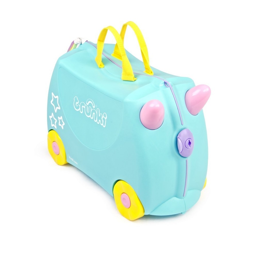 Trunki Ride on Kids Suitcase Luggage Toy Box - Una Unicorn