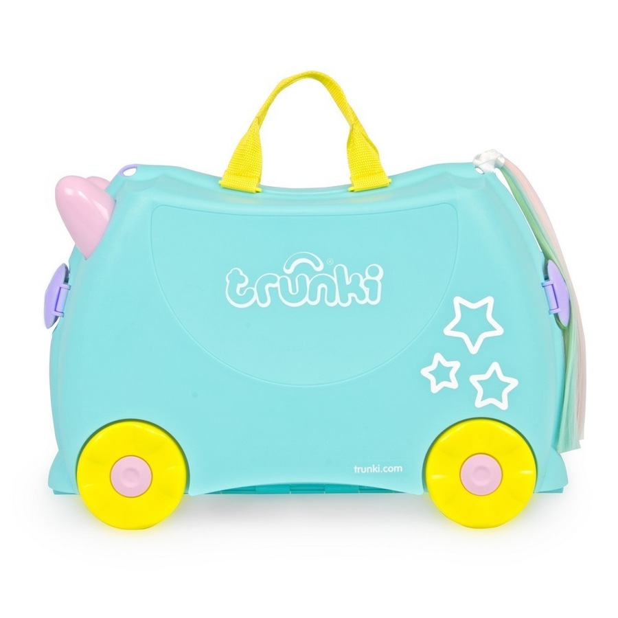 Trunki Ride on Kids Suitcase Luggage Toy Box - Una Unicorn