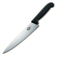 Victorinox Cooks Carving Knife 25cm - Fibrox Handle Black 5.2003.25