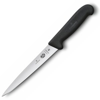 Victorinox Filleting 20cm Knife With Flexible Blade - Black Fibrox 5.3703.20