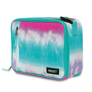PackIt Classic Cooler Lunch Box Bag Freeze and Go - Tie Dye Sorbet