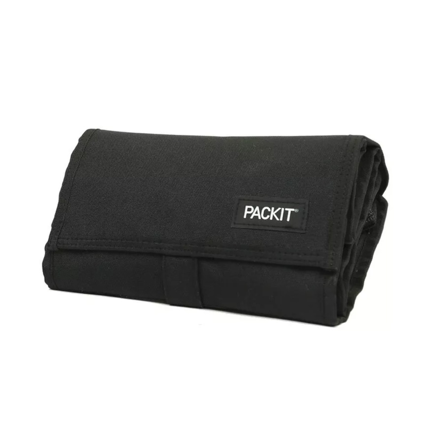 PackIt Cooler Lunch Box Bag Freeze and Go - Black