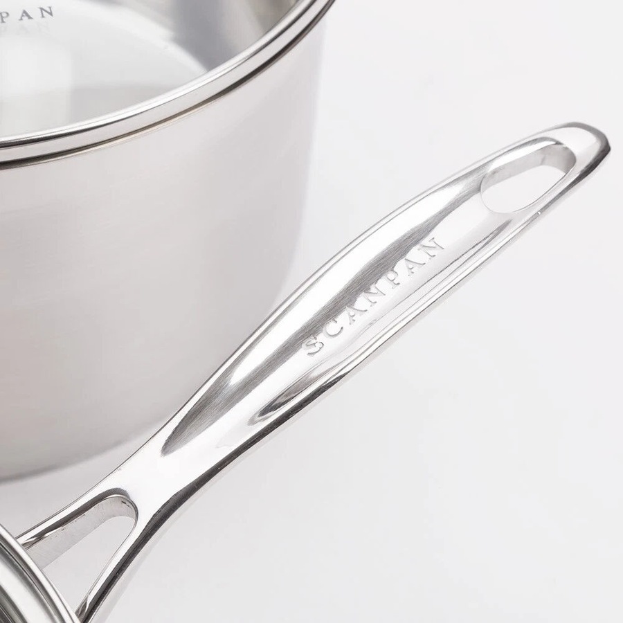 Scanpan Impact 3 Piece Saucepan Set - Stainless Steel 3pc