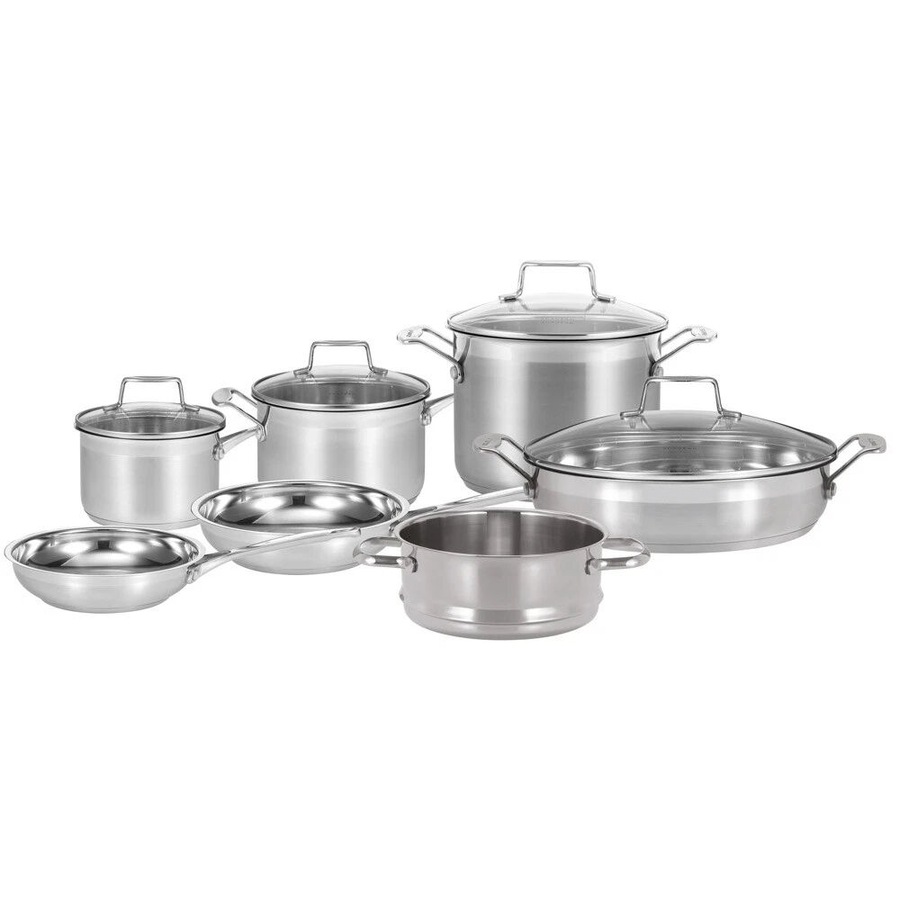 Scanpan Impact 7 Piece Cookware Set - Stainless Steel 7pc