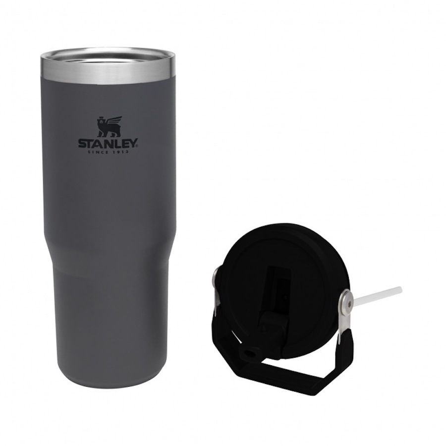 Stanley 30oz / 0.89L The IceFlow Flip Straw Tumbler - Charcoal