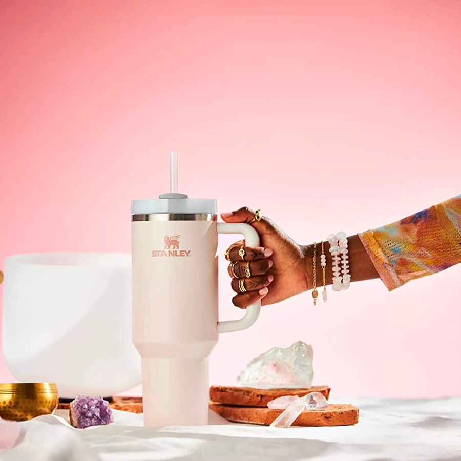 Stanley 40oz / 1.18L Quencher H2.0 Travel Tumbler - Rose Quartz