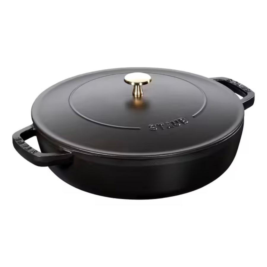 Staub Saute Pan Chisteria Round 26cm - Black