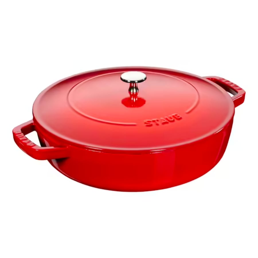 Staub Saute Pan Chisteria Round 26cm - Cherry Red