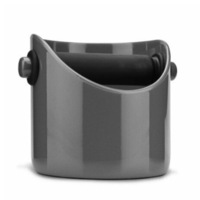 Grindenstein Coffee Knock Box Grinds Tamper Waste Bin - Grey