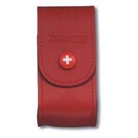 Victorinox Swiss Army Red Leather Pouch 5-8 Layers 