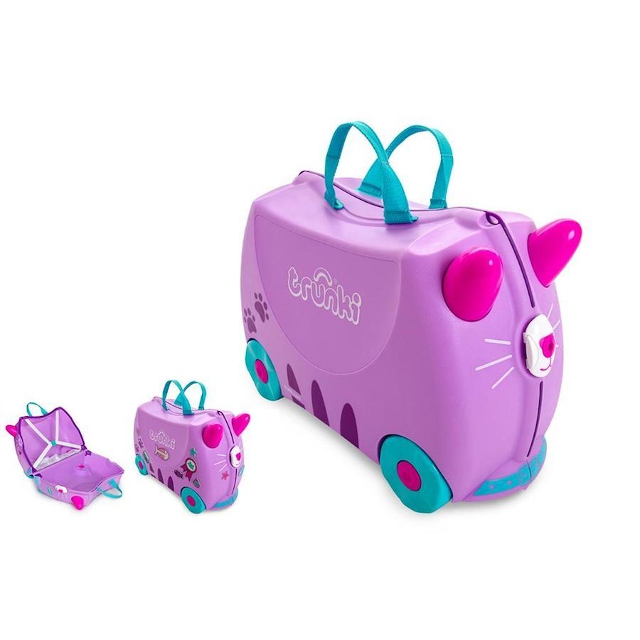 Trunki Ride on Kids Suitcase Luggage Toy Box - Cassie Cat