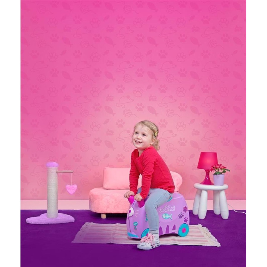 Trunki Ride on Kids Suitcase Luggage Toy Box - Cassie Cat