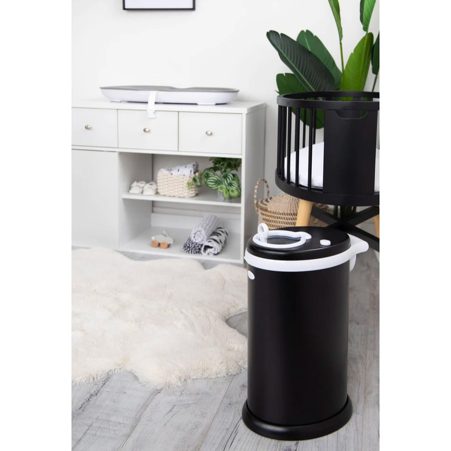 Ubbi Nappy Bin Diaper Pail - Matte Black