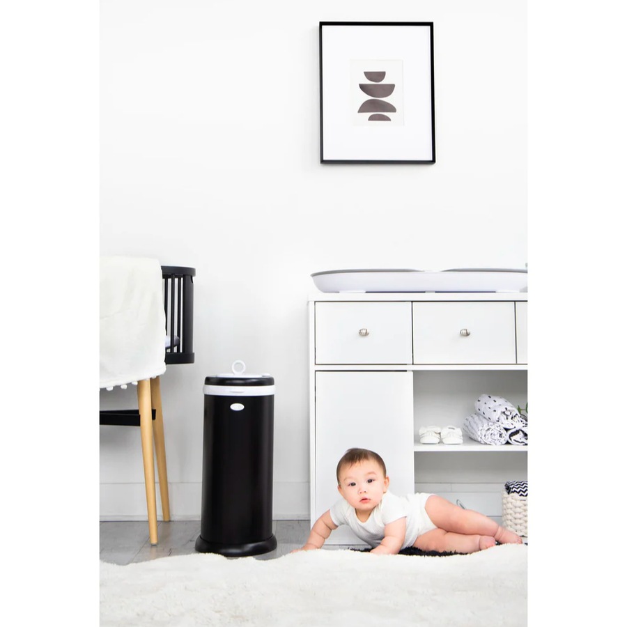 Ubbi Nappy Bin Diaper Pail - Matte Black