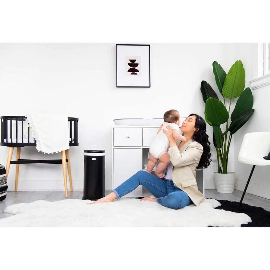 Ubbi Nappy Bin Diaper Pail - Matte Black