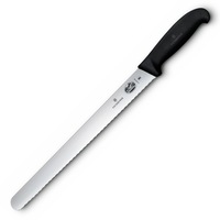 Victorinox Serrated Slicing Carving 36cm Knife Fibrox Handle - 5.4233.36