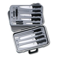 Victorinox Small chef's case of Knives - Black Handle 5.4913