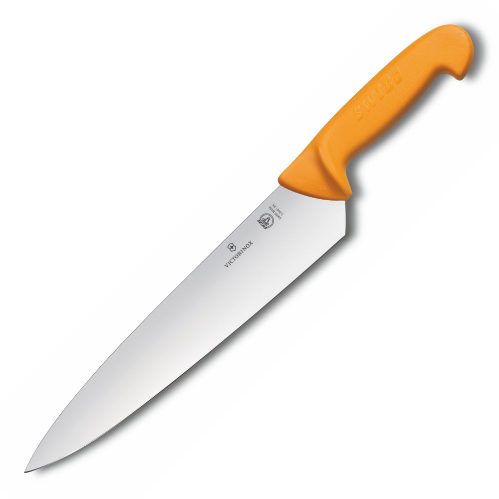 Victorinox Swibo 21cm Chefs Carving Knife Heavy Stiff Blade - Yellow 5.8451.21
