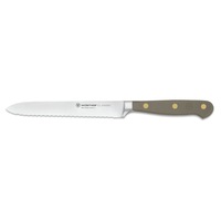 Wusthof Classic Serrated Utility Knife 14cm Velvet Oyster