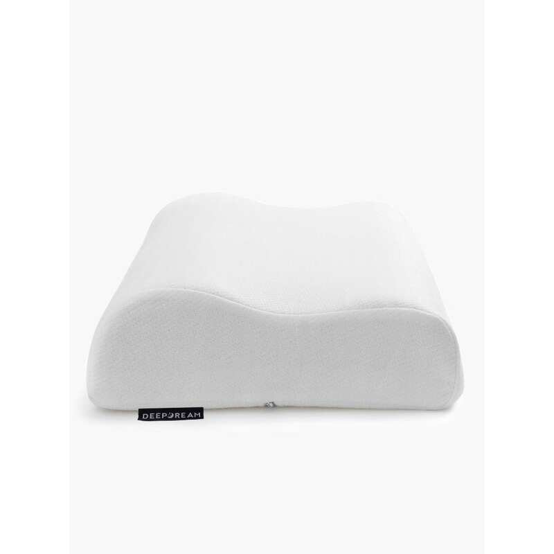 Buy Contoured Pillow Neck Support Charcoal Memory Foam MyDeal