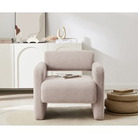 Lilah Modern Boucle Fabric Armchair