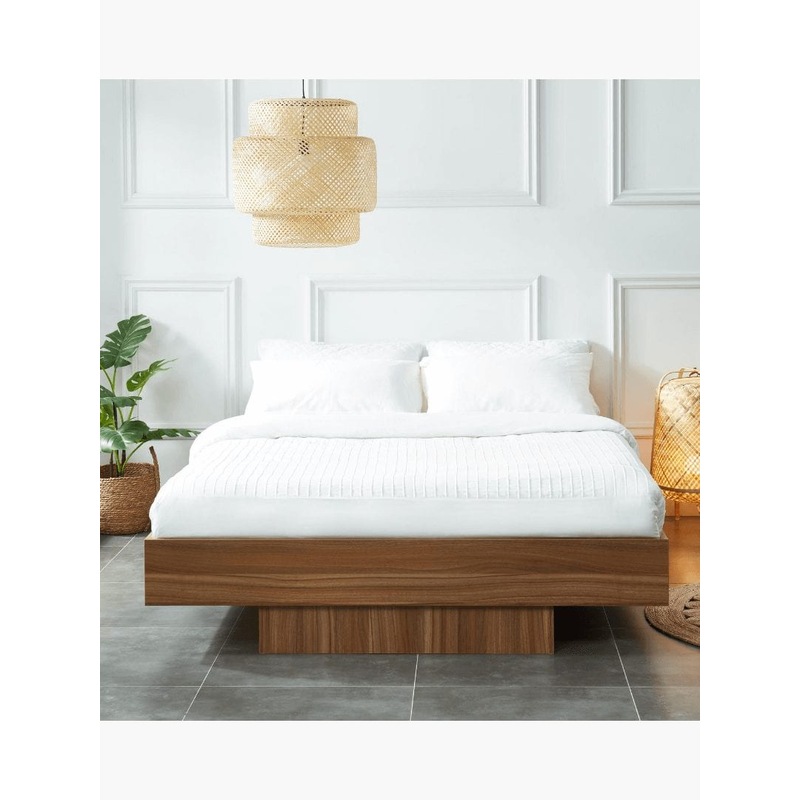 Buy Nook Wooden Bed Base Walnut Oak MyDeal